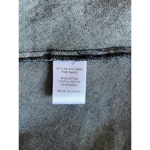 NWT Denim Midi Dress A-Line Dark Wash XL Long Modest Sleeveless Teacher Office - Picture 15 of 16